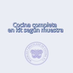 Cocina completa en kit según muestra